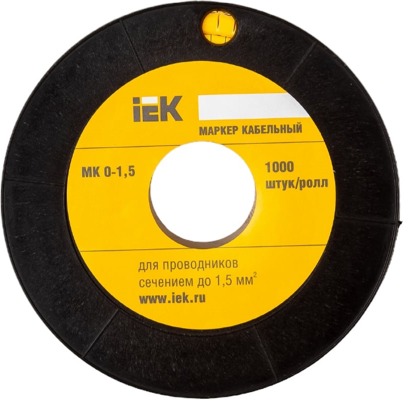 

Маркер на кабель IEK UMK00-C МК0- 1,5мм символ "С" (1000шт/упак), UMK00-C