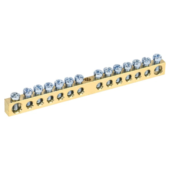 

Шина Rexant 11-2361 PEN «земля-ноль» 6х9 мм 14/1 (14 групп/крепеж по центру), 11-2361