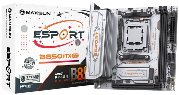 фото Материнская плата mini-ITX MAXSUN MS-eSport B850ITX WIFI ICE в Челябинске