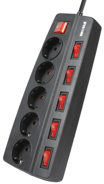 фото Сетевой фильтр  Filum FL-SPL5-3.0M-BL в Екатеринбурге