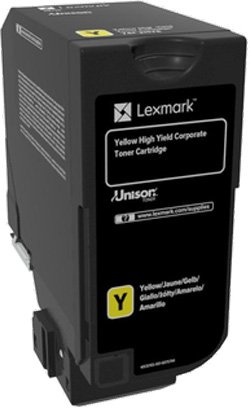 

Картридж Lexmark 74C5HYE с тонером желтого цвета высокой емкости для организаций (12 000 стр.) для CS725de, 74C5HYE
