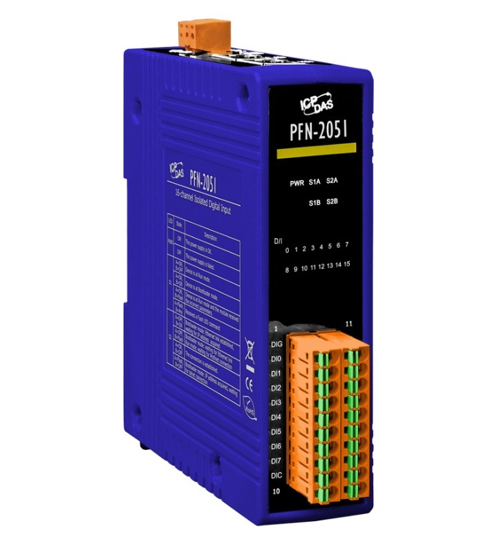 

Модуль ICP DAS PFN-2051 CR PROFINET I/O Module (Isolated 16-ch DI) (RoHS), PFN-2051 CR