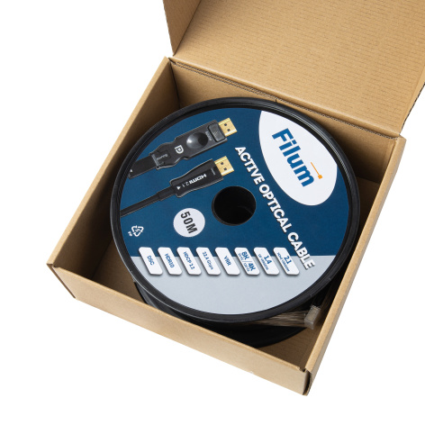 фото Активный оптический кабель Filum FL-AOC-DP1.4-HDMI2.1-50M в Санкт-Петербургe