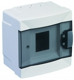 Изображение товара Бокс для автоматов Makel 63104 4 модуля навесной прозрачная дверь