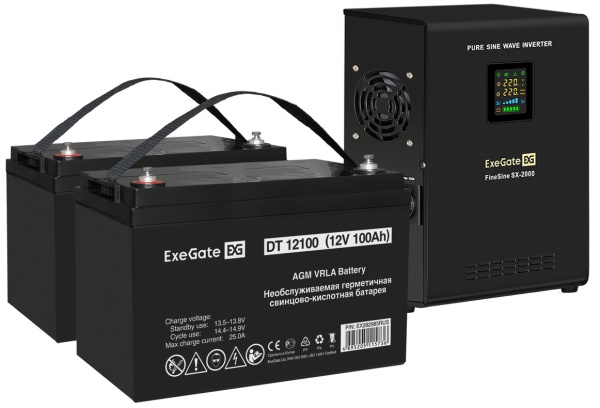фото Комплект  Exegate FineSine SX-2000.LCD.AVR.2SH в Омске