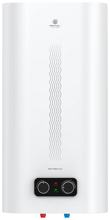 

Водонагреватель Royal Clima RWH-DF100-FS DRY FORCE Inox, 700/1300/2000 Вт, 100л, сухой тэн, RWH-DF100-FS