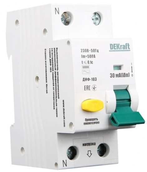 Изображение товара Автомат DEKraft 16204DEK для защиты электрических сетей