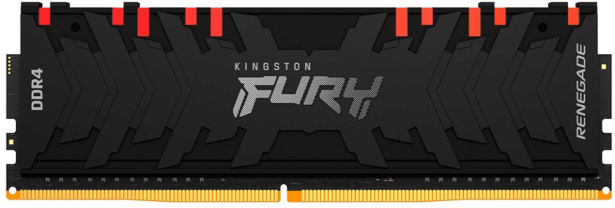 

Модуль памяти DDR4 8GB Kingston FURY KF436C16RBA/8 Renegade RGB 3600MHz CL16 1RX8 1.35V 288-pin 8Gbit, KF436C16RBA/8