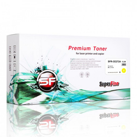 

Картридж SuperFine SFR-CE272A Картридж HP CE272A CLJ CP 5525 13.5K yellow Premium SuperFine, SFR-CE272A