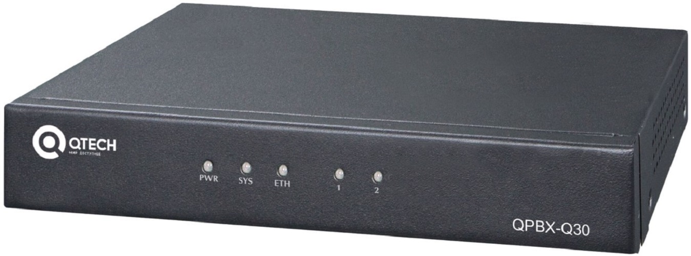 

АТС IP QTECH QPBX-Q30-2FXS до 30 SIP абонентов, 15 одновременных разговоров, 2FXS, питание 220В через адаптер, QPBX-Q30-2FXS