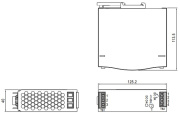 фото Преобразователь Mean Well WDR-120-24