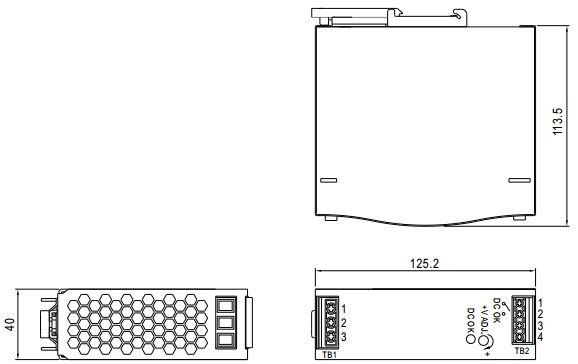 фото Преобразователь AC-DC сетевой Mean Well WDR-120-24 в Челябинске