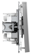 фото Выключатель двухклавишный Systeme Electric GAL000919S