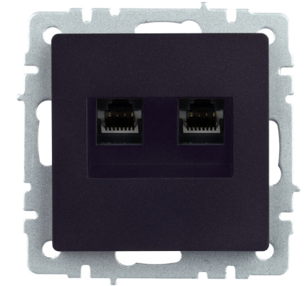 фото Розетка компьютерная двойная IEK BR-K20-1-K47 в Уфе