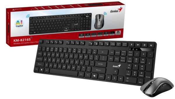 фото Клавиатура и мышь wireless Genius KM-8216S RU в Красноярске