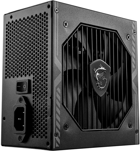 

Блок питания ATX MSI MAG A550BN 550W, 80 Plus Bronze, Active PFC, 120mm fan, MAG A550BN