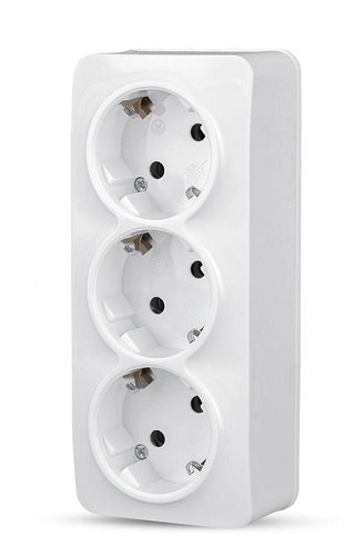 

Розетка TOKOV ELECTRIC TKE-FR-R3Z-C01 3-м ОП Frea 16А IP20 250В с заземл. АБС-пластик бел, TKE-FR-R3Z-C01