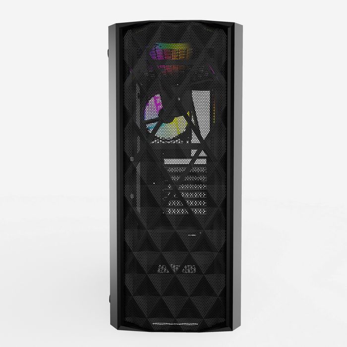 

Корпус ATX Powercase Diamond Mesh LED CMDM-L1 чёрный, без БП, с окном, USB 3.0, 2*USB 2.0, audio, Diamond Mesh LED
