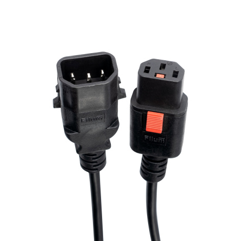 фото Кабель питания Filum FL-PC-C13F/C14F-C1-3.0-BK в Краснодаре
