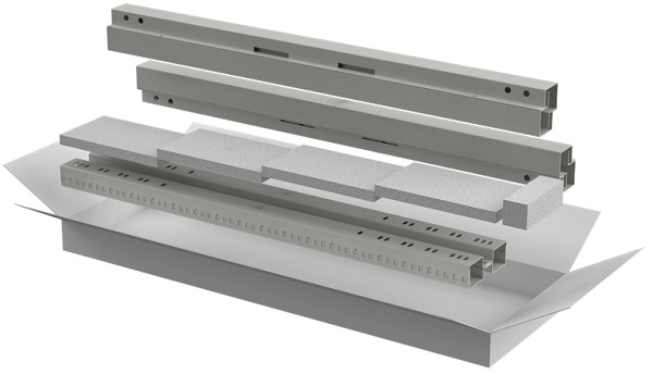 

Комплект ITK LN35-24UXX-X LINEA N комплект стоек и профилей шкафа 24U, серый, LN35-24UXX-X