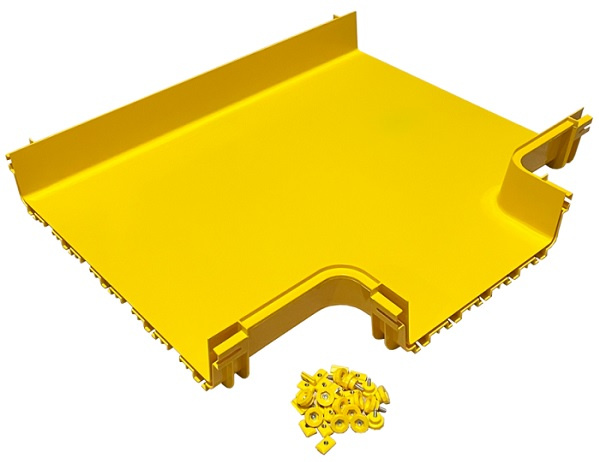 Изображение товара Отвод Lanmaster LAN-OT600-HT360/NC для горизонтальных трасс 600мм и 360мм