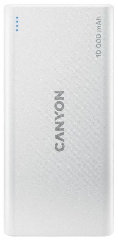 

Аккумулятор внешний портативный Canyon PB-108 CNE-CPB1008W 10000mAh, Lightning/micro-USB, 2*USB-A, white, PB-108