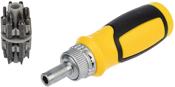 Изображение товара Ракетный набор отверток Rexant 12-4778 с реверсом и хранением насадок