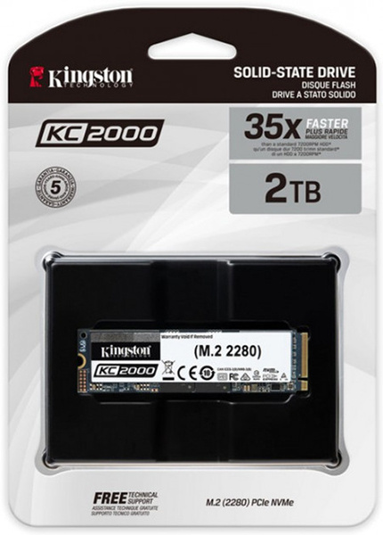 фото Накопитель SSD M.2 2280 Kingston SKC2000M8/2000G