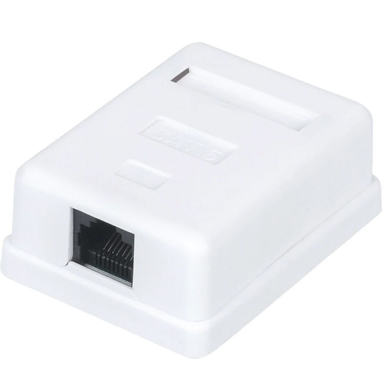 

Розетка настенная Cabcoil CC-RJ45-C6-WH-1 неэкранированная RJ45 (8P8C), 1 порт, категория 6, белая, CC-RJ45-C6-WH-1