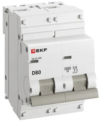 фото Автоматический выключатель  EKF mcb47100-2-80D-pro в Воронеже