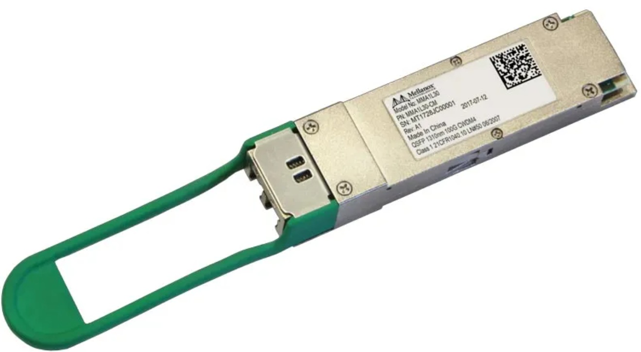 

Трансивер MELLANOX TECHNOLOGIES MMA1L30-CM 100GbE, 100Gb/s, QSFP28, LC-LC, 1310nm, CWDM4, up to 2km, MMA1L30-CM