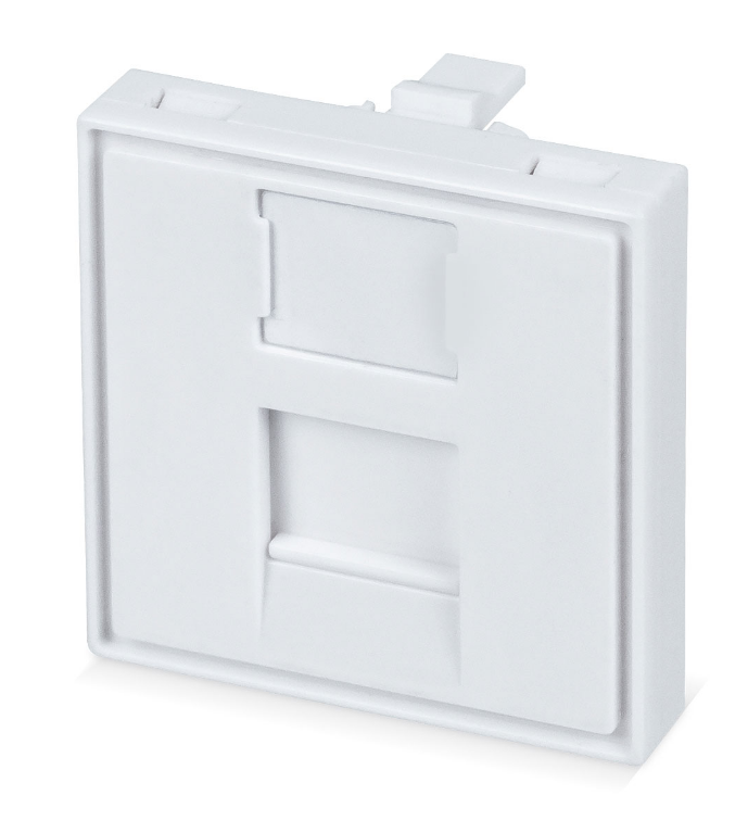 

Модуль Cabeus FP-L-45-1M 45x45 (Mosaic) для 1 модуля формата Keystone Jack, FP-L-45-1M