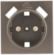 фото Накладка розетки с заземлением с 2 USB  EKF ESR16-L-028-60-2USB