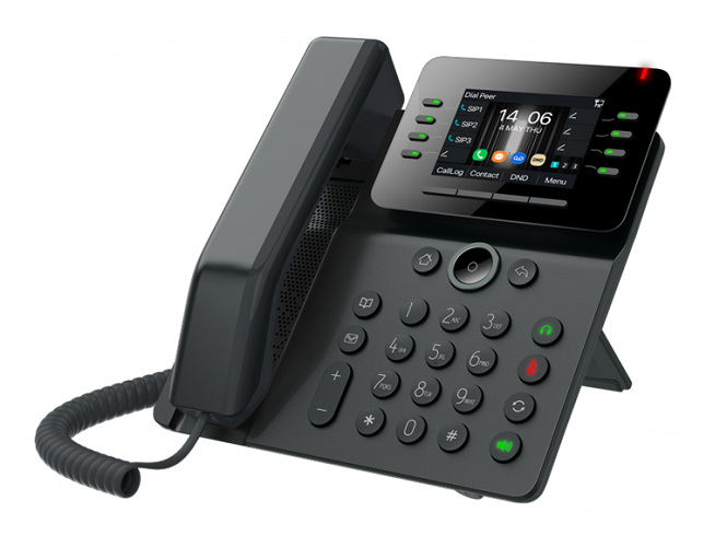 

Телефон VoiceIP Fanvil V63 6 линий SIP, 2х10/100/1000, цветной 2,7" дисплей 192*64, POE, 15 DSS клавишь, V63