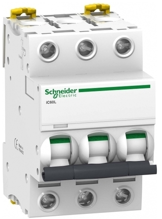 

Автоматический выключатель Schneider Electric A9F93363 Acti 9 iC60L 3P 63A (B), A9F93363
