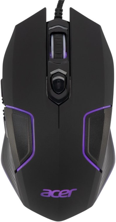 

Мышь Acer OMW170 ZL.MCEEE.00R USB, 3200dpi, 6 кнопок, оптическая, черная, с подсветкой, OMW170