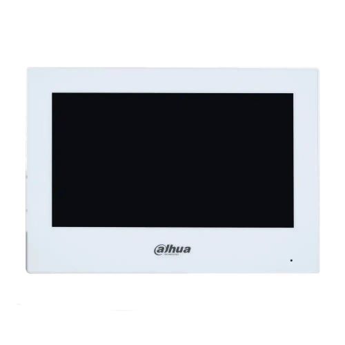 

Видеодомофон Dahua DHI-VTH2621GW-WP IP 7 дюймовый с WiFi 2.4ГГц, белый 1024x600 разрешение, ёмкостной сенсорный экран, DHI-VTH2621GW-WP