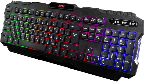 

Клавиатура SmartBuy RUSH Warrior 308 SBK-308G-K игровая, USB, черная, RUSH Warrior 308