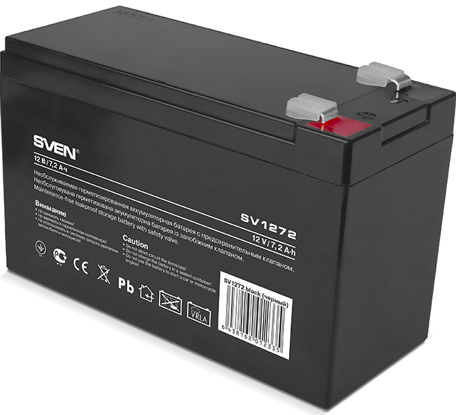 

Батарея для ИБП Sven SV1272 SV-012335 12V, 7.2Ah, SV1272