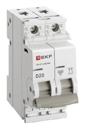 фото Автоматический выключатель  EKF M63MA6220D в Челябинске