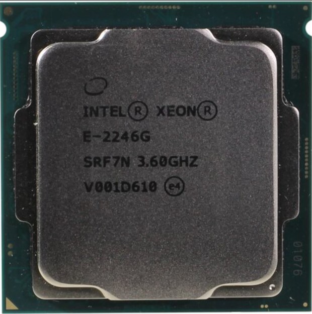 

Процессор Intel Xeon E-2246G CM8068404227903 Coffee Lake 6C/12T 3.6-4.8GHz (LGA1151, L3 12MB, 80W, 14nm) OEM, Xeon E-2246G