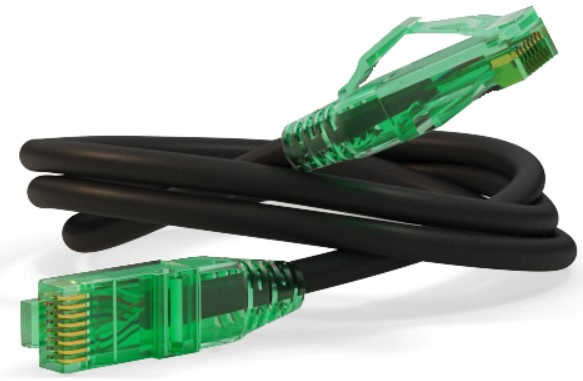 фото Кабель патч-корд U/UTP 6a кат. 3м Hyperline PC-LPM-UTP-RJ45-RJ45-C6a-3M-LSZH-BK в Перми