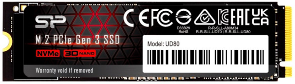 фото Накопитель SSD M.2 2280 Silicon Power SP250GBP34UD8005 в Волгограде 250 ГБ