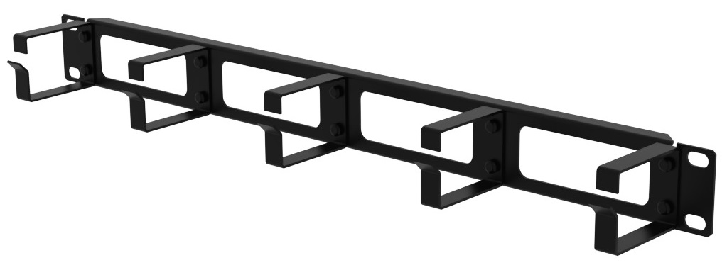 

Кабельный организатор Filum FL-CM-1U-BK 19", 1U, горизонтальный, металлический, черный, FL-CM-1U-BK
