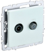 фото Розетка телевизионная IEK BR-AF20-O-K36