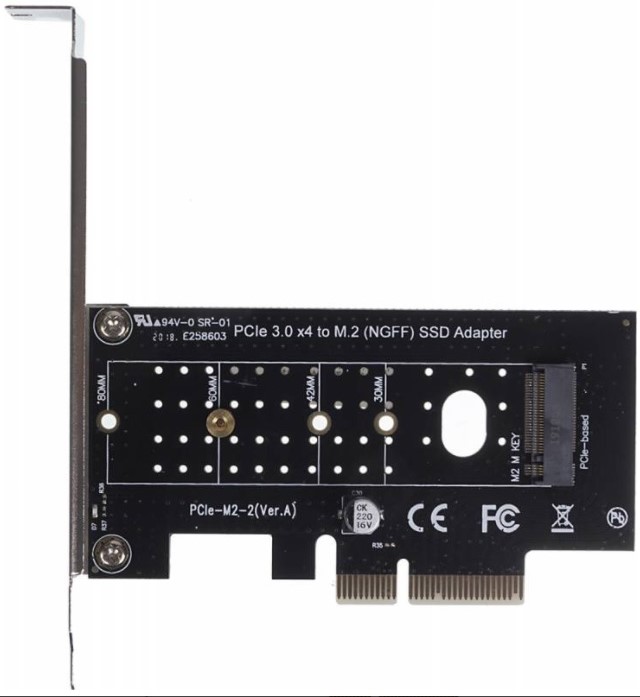 

Адаптер ASIA ASIA PCIE M2 NGFF M-KEY V2 PCI-E M.2 NGFF for SSD V2 + Heatsink Ret, ASIA PCIE M2 NGFF M-KEY V2