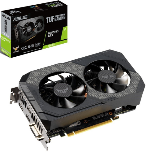 фото Видеокарта ASUS GeForce GTX 1660 Ti TUF Gaming EVO OC (TUF-GTX1660TI-O6G-EVO-GAMING)