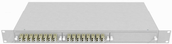 фото Кросс оптический стоечный  TopLAN КРС-Top-1U-32LC/U-OM2-GY в Уфе