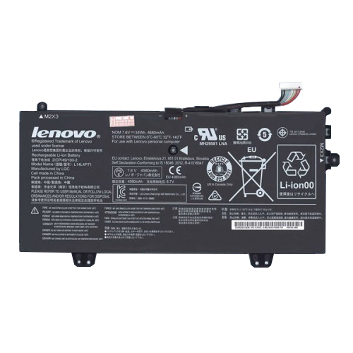 

Аккумулятор для ноутбука Lenovo Original Y3-11-OR Yoga 3 Pro 11. 7.5V 4650mAh. PN: L14L4P71, Y3-11-OR