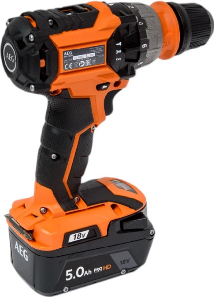 фото Дрель - шуруповерт AEG BSB18CBLLI502C